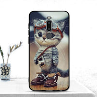 5.7" For Meizu M8 Case Silicone Cute Cartoon Printed Pattern Soft TPU Protector Back Cover For Meizu V8 Pro Coque Phone Bumper