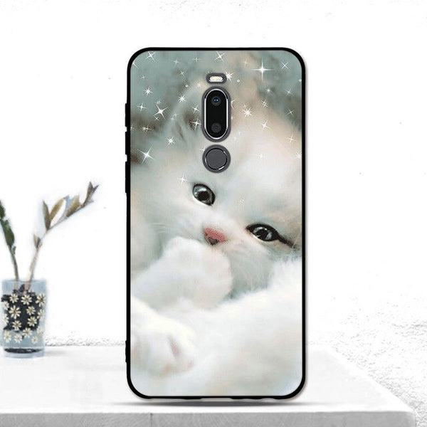 5.7" For Meizu M8 Case Silicone Cute Cartoon Printed Pattern Soft TPU Protector Back Cover For Meizu V8 Pro Coque Phone Bumper