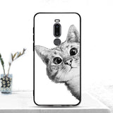 5.7" For Meizu M8 Case Silicone Cute Cartoon Printed Pattern Soft TPU Protector Back Cover For Meizu V8 Pro Coque Phone Bumper