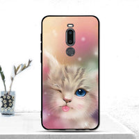 5.7" For Meizu M8 Case Silicone Cute Cartoon Printed Pattern Soft TPU Protector Back Cover For Meizu V8 Pro Coque Phone Bumper