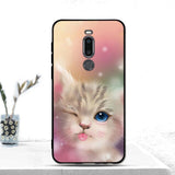 5.7" For Meizu M8 Case Silicone Cute Cartoon Printed Pattern Soft TPU Protector Back Cover For Meizu V8 Pro Coque Phone Bumper