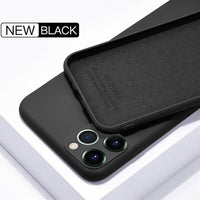 For iPhone 11 Pro SE 2 Case Luxury Original Silicone Full Protection Soft Cover For iPhone X XR 11 XS Max 7 8 6 6s Phone Case