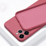 For iPhone 11 Pro SE 2 Case Luxury Original Silicone Full Protection Soft Cover For iPhone X XR 11 XS Max 7 8 6 6s Phone Case