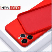 For iPhone 11 Pro SE 2 Case Luxury Original Silicone Full Protection Soft Cover For iPhone X XR 11 XS Max 7 8 6 6s Phone Case