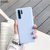 candy color silicone phone case for huawei p30 lite pro p20 lite p10 p smart plus z 2019 2018 matte soft tpu back cover