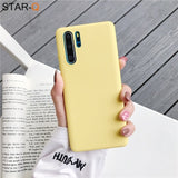 candy color silicone phone case for huawei p30 lite pro p20 lite p10 p smart plus z 2019 2018 matte soft tpu back cover