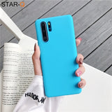 candy color silicone phone case for huawei p30 lite pro p20 lite p10 p smart plus z 2019 2018 matte soft tpu back cover