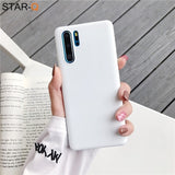 candy color silicone phone case for huawei p30 lite pro p20 lite p10 p smart plus z 2019 2018 matte soft tpu back cover