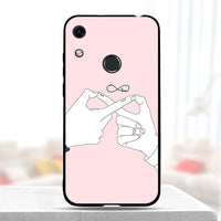 For Huawei Honor 8A Case Silicone Soft TPU Cute Painted Back Cover Phone Case For Huawei Honor 8A JAT-LX1 8 A Honor8A Case Cover