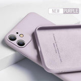 For iPhone 11 Pro SE 2 Case Luxury Original Silicone Full Protection Soft Cover For iPhone X XR 11 XS Max 7 8 6 6s Phone Case