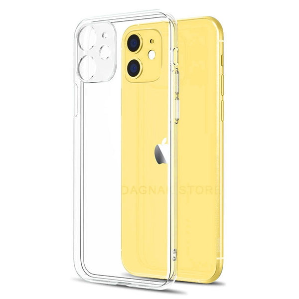 Lens Protection Clear Phone Case For iPhone 11 7 Case Silicone Soft Cover For iPhone 11 Pro XS Max X 8 7 6s Plus 5 SE 11 XR Case