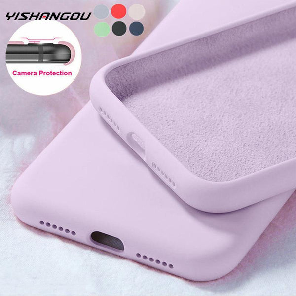 New Original Liquid Silicone Soft Case For Samsung A51 A50 S10 Plus S8 S9 S20 Note 20 Ultra S10E A71 A70 A21S A30 A31 A41 Coque