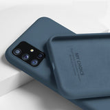 New Original Liquid Silicone Soft Case For Samsung A51 A50 S10 Plus S8 S9 S20 Note 20 Ultra S10E A71 A70 A21S A30 A31 A41 Coque