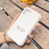 Official With LOGO Silicone Case For iphone 7 8 6 6s plus phone Case For apple iphone 11 pro max xr xs max x se 2020 Cover