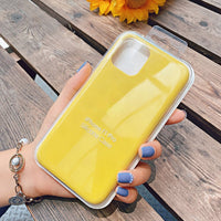 Official With LOGO Silicone Case For iphone 7 8 6 6s plus phone Case For apple iphone 11 pro max xr xs max x se 2020 Cover