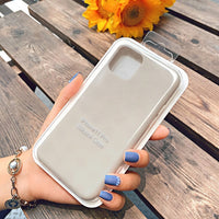 Official With LOGO Silicone Case For iphone 7 8 6 6s plus phone Case For apple iphone 11 pro max xr xs max x se 2020 Cover