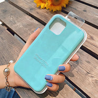 Official With LOGO Silicone Case For iphone 7 8 6 6s plus phone Case For apple iphone 11 pro max xr xs max x se 2020 Cover