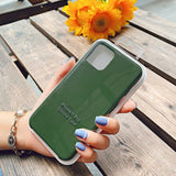 Official With LOGO Silicone Case For iphone 7 8 6 6s plus phone Case For apple iphone 11 pro max xr xs max x se 2020 Cover