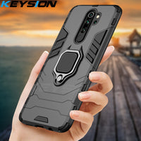 KEYSION Shockproof Case for Redmi 9A 9C Note 8 Pro 9s 8 8A 7 7A 8T K20 Back Phone Cover for Xiaomi Mi 9T A2 A3 Mi 9 SE mi 9 lite