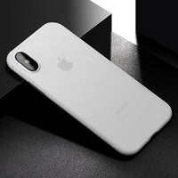 Ultra Thin 0.2mm Hard PC Phone Case For iphone 11 Pro X XR XS Max Full Cover For iphone 7 6 6s 8 Plus Matte Shockproof Case