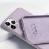 YISHANGOU Case For Apple iPhone 11 12 Pro Max SE 2 2020 6 S 7 8 Plus X XS MAX XR Cute Candy Color Couples Soft Silicone Cover