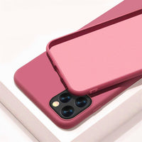 YISHANGOU Case For Apple iPhone 11 12 Pro Max SE 2 2020 6 S 7 8 Plus X XS MAX XR Cute Candy Color Couples Soft Silicone Cover