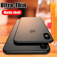 Ultra Thin 0.2mm Hard PC Phone Case For iphone 11 Pro X XR XS Max Full Cover For iphone 7 6 6s 8 Plus Matte Shockproof Case