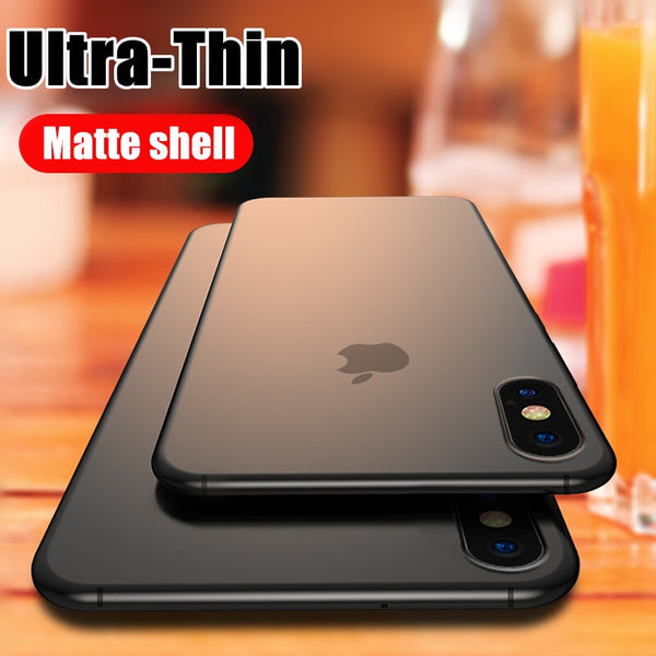 Ultra Thin 0.2mm Hard PC Phone Case For iphone 11 Pro X XR XS Max Full Cover For iphone 7 6 6s 8 Plus Matte Shockproof Case